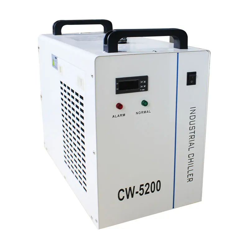 

CW5200 Water Cooler Indsutrial Chilling System Chiller for Cooling 60-150W Co2 Laser Tube