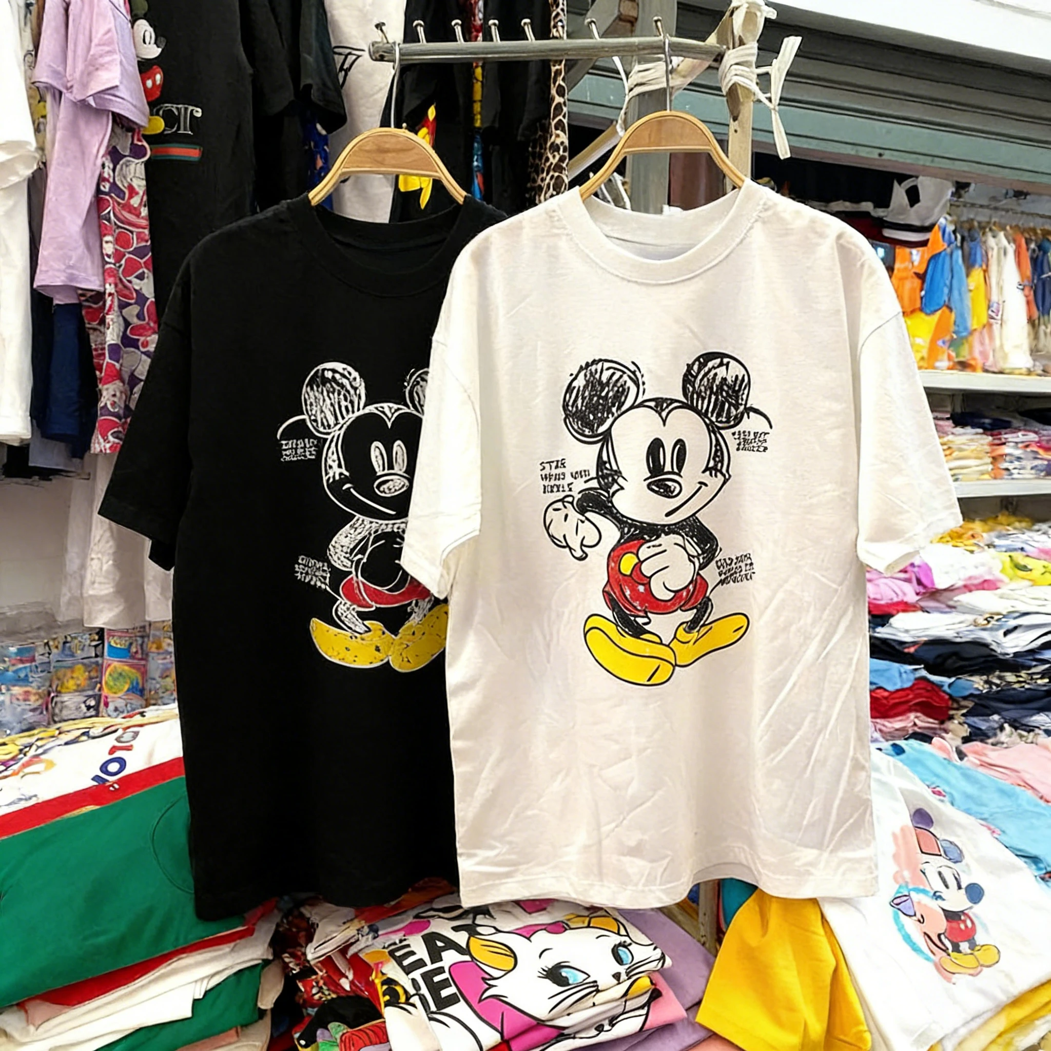 

Disney Mickey Mouse Cartoon T Shirt Men Women Short Sleeve Cotton Tops Graphic Print Casual Streetwear 2026 Summer Vintage Y2k