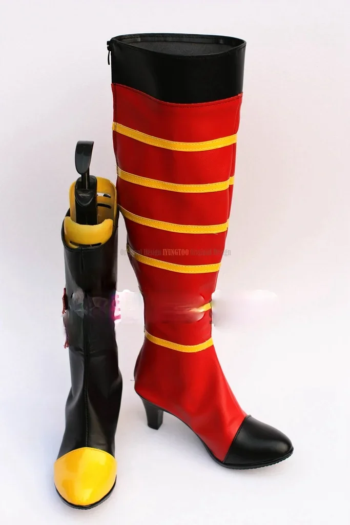 

Tales of Vesperia Rita Mordio Anime Characters Shoe Cosplay Shoes Boots Party Costume Prop