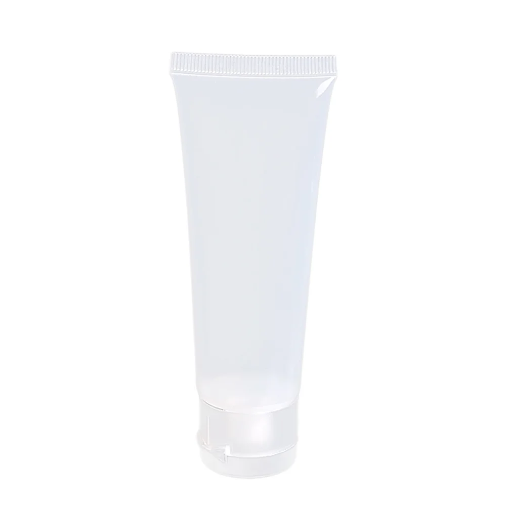 

50 Ml Refillable Jars Travel Bottle Squeezable Makeup Container Face Cleanser Tubes