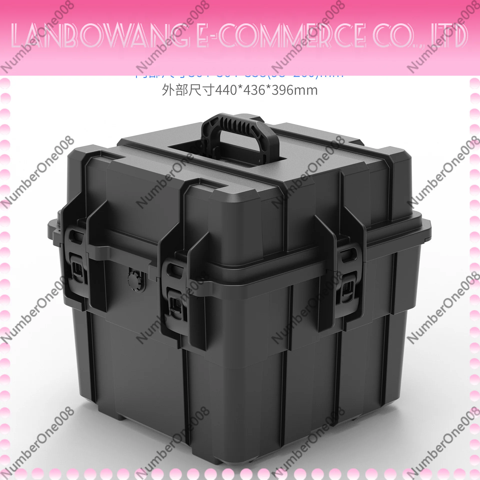 Protective Carrying Case for LP Vinyl Records Wine Bottle Precision Instrument Equipment Waterproof Shockproof Storage Box