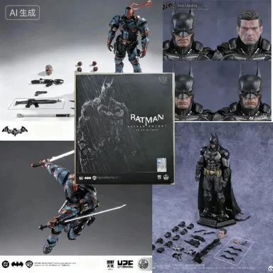 In Stock Original LPZZ Studio 1/12 Deathstroke Batman Arkham Knight Figures Movie Model Action Figure Toy Collection Gift
