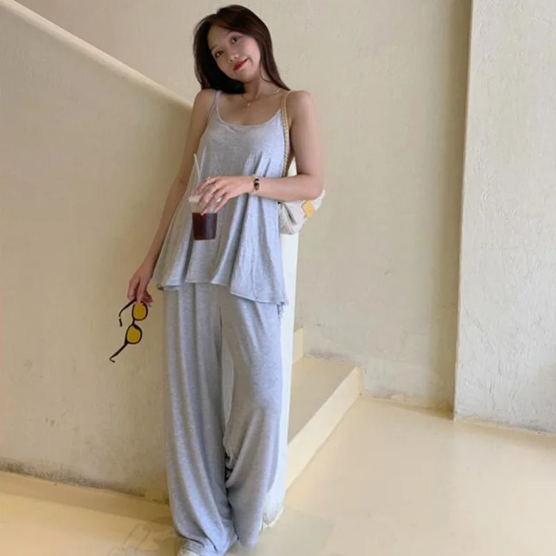 Camisole Women Solid Backless Lace-up Design Casual Cozy Summer Clothes Sexy Hot Girls Streetwear Ins Korean Fashion New Arrival
