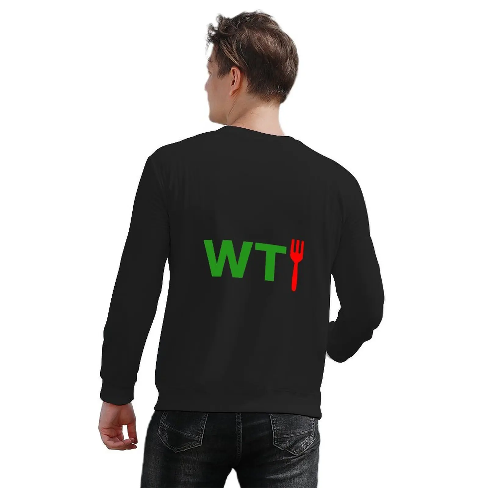 What The Fork - The Good Place Pullover mens designer clothes men's winter sweater tracksuits men's clothing men's sweatshirts
