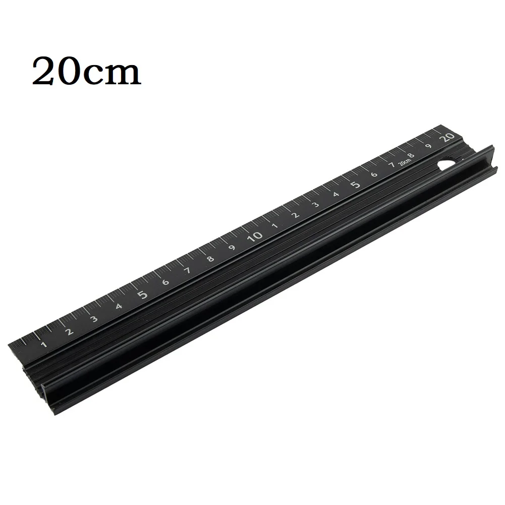210x35x12.5mm/310x35x12.5mm Accessory Ruler Straight Ruler Multi-function Non-slip Parts Protective Woodworking