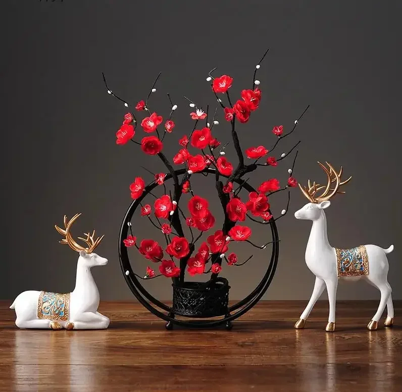 ornamenti-in-ferro-battuto-cinese-vaso-in-ceramica-con-fiori-di-prugna-simulati-uccelli-finti-accessori-decorativi-statuette-artigianali