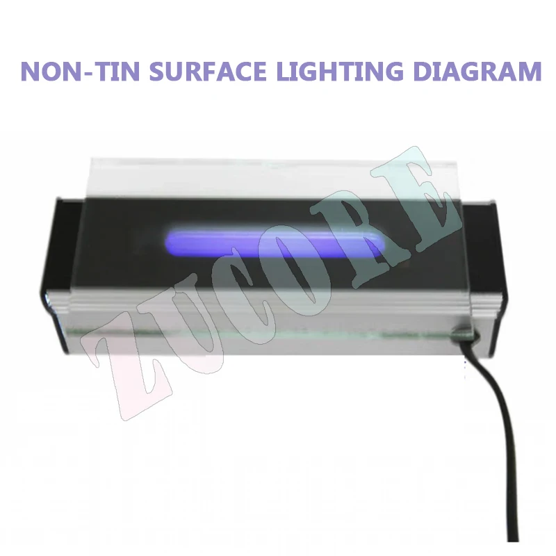 Портативный стеклянный измеритель оловянной поверхности, стеклянная лампа с оловянной поверхностью, передняя и задняя идентификационная лампа, алюминиевый корпус, лампа с оловянной поверхностью