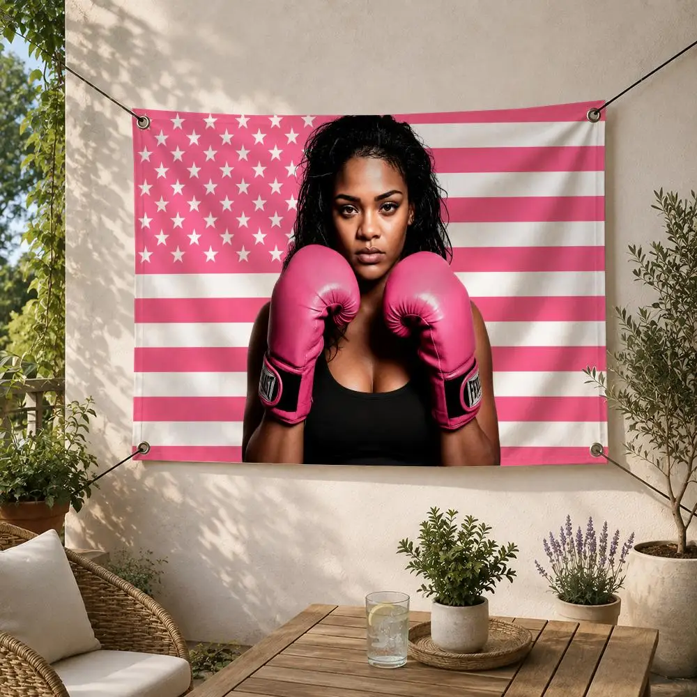 Singer R-Rihanna Flags Decorative Flag Banner for Outdoor Garden Yard Camping Party Home Wall Hanging Decor