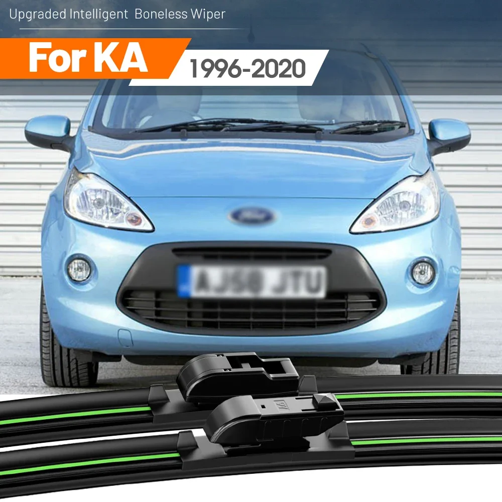 

2pcs For Ford KA MK1 MK2 MK3 1996-2020 Front Windshield Wiper Blades 2003 2004 2007 2009 2011 2019 Windscreen Window Accessories