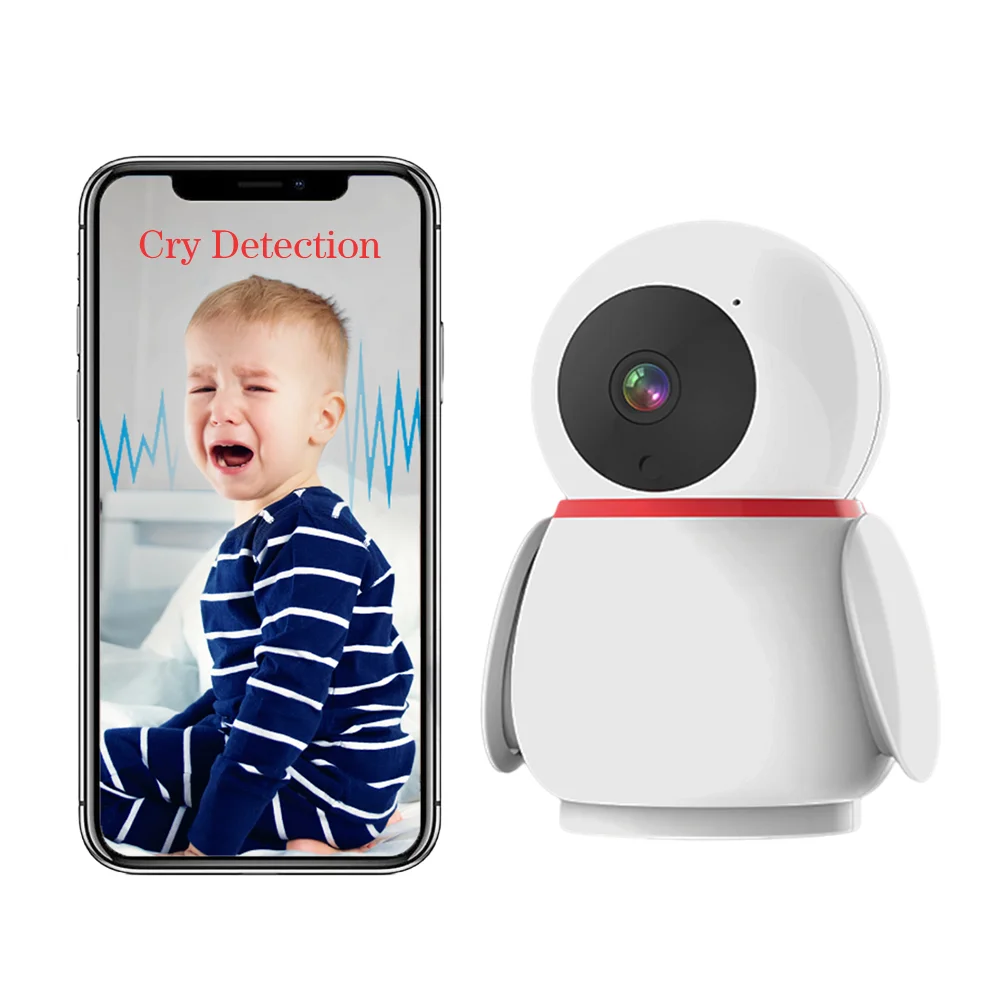 Home security two way audio wifi baby dog pet monitor camera 360 panoramic p2p remote view wireless audio video baby phone