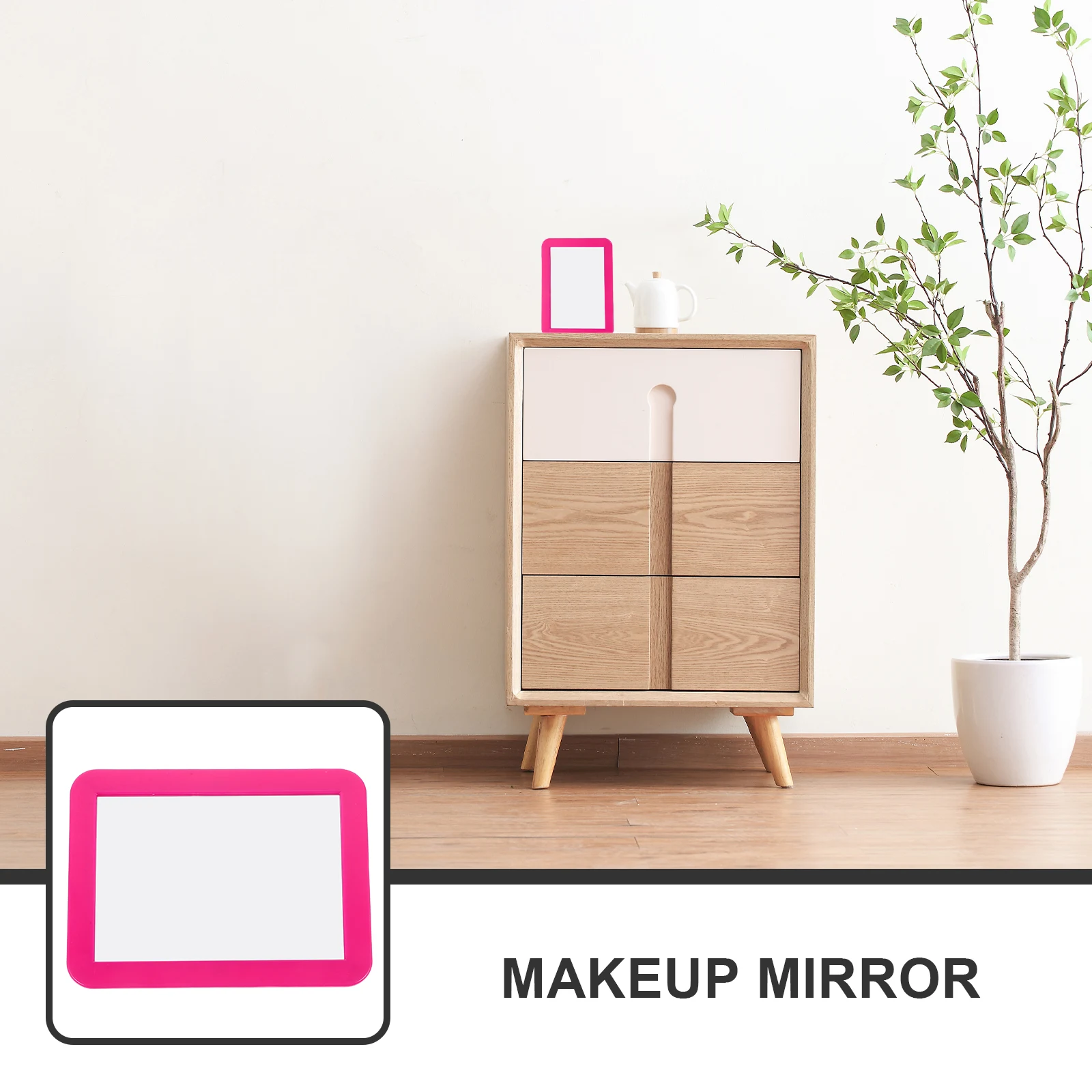 

Magnet Magnetic Makeup Mirror Small for Locker Unique Force Make-up Mirrors Rosy Lockers
