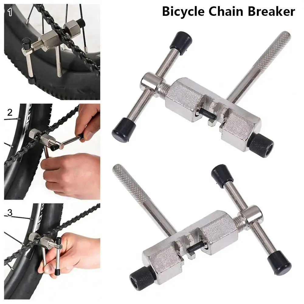 

1Pcs Stainless Steel Bicycle Chain Breaker Lightweight Chain Splitter Bike Chain Remover Chain Pin Splitter Cycling Repair