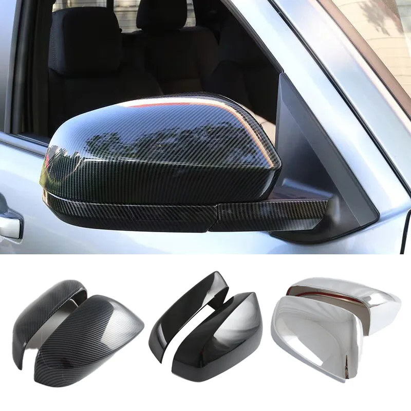 

Для TOYOTA 4Runner 2025 2026: накладки на зеркала заднего вида из ABS-пластика под карбон, защита боковых зеркал, аксессуары для стайлинга автомобиля