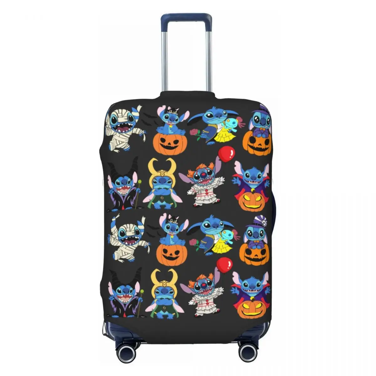 

Чехол для чемодана с аниме-принтом S-Stitch, забавный защитный чехол для чемодана, подходит для чемоданов 18-32 дюймов