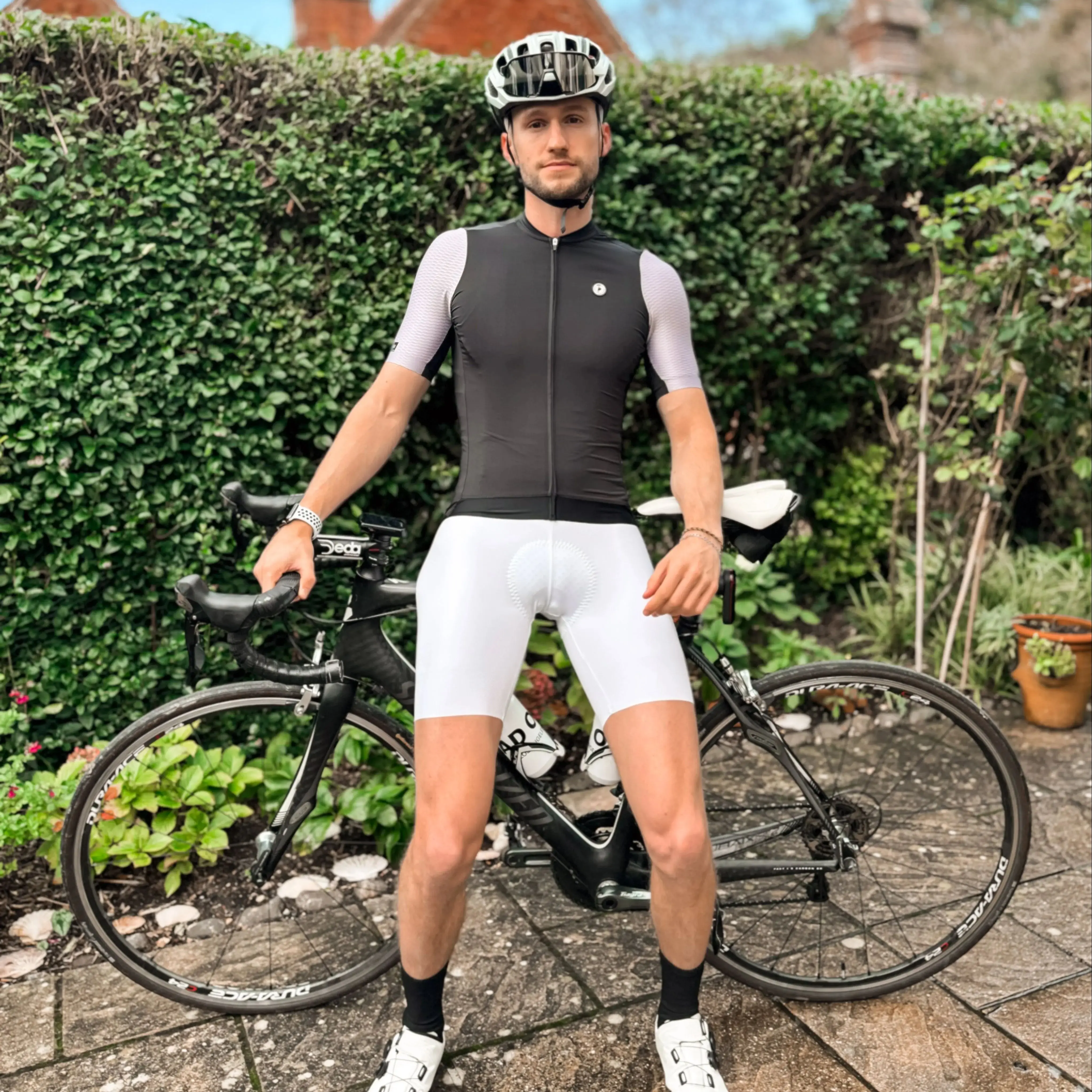 DAREVIE Italien Radtrikot Herren Weich Damen Sommer Pro Team Atmungsaktives Herren Ciclismo Trikot Schnell trocknendes, rutschfestes Radtrikot