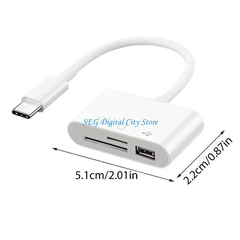 U75b Versatlity USB C Trình đọc thẻ nhớ cho thẻ lưu trữ khác nhau Độ bền toàn