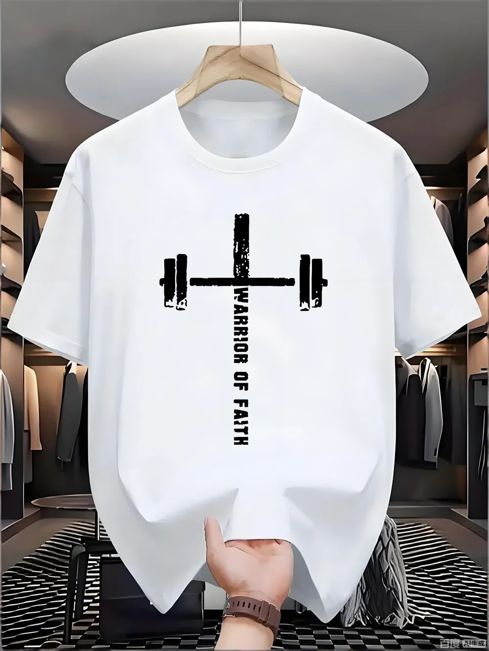 230 grams of pure long-staple cotton men's and women's matching short-sleeved loose-sleeved relaxed-style round-neck T-shirt
