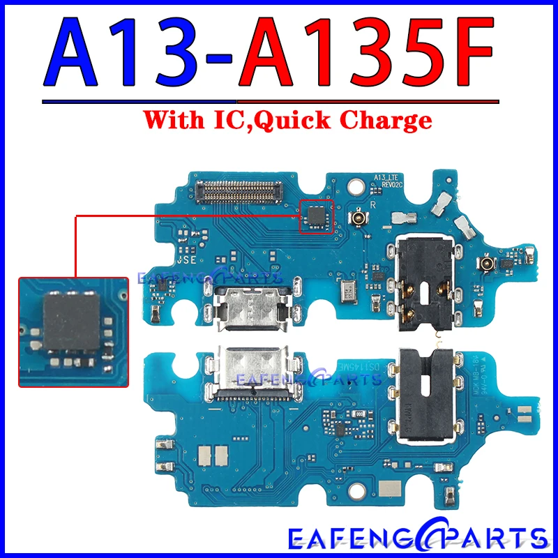 Usb Dock Charger Port for Samsung Galaxy A03 Core A03S A13 A23 A33 A53 A73 4G 5G Charging Board Module