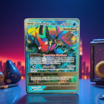 2024 पोकेमॉन इंग्लिश मेटल कार्ड एनीमे पिकाचु चारिज़ार्ड म्यूटू ब्लास्टोइस वीमैक्स चमकदार अक्षर गेम कलेक्शन कार्ड बच्चों के खिलौने उपहार 8 best sales पोकेमॉन मेटल - №4