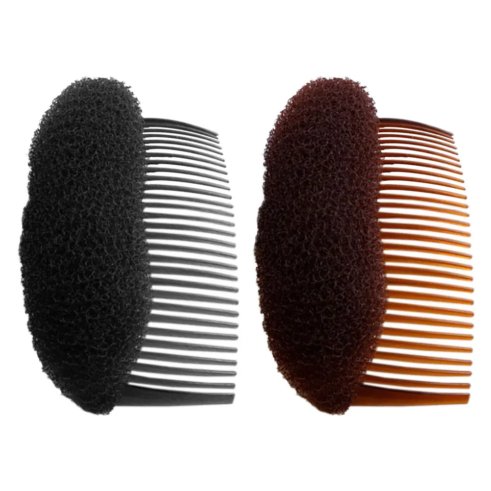 

6pcs Hair Pad Diskpuff Paste Tool Salon Inserted Hair Accessiories Combs Styling Accessories For Women