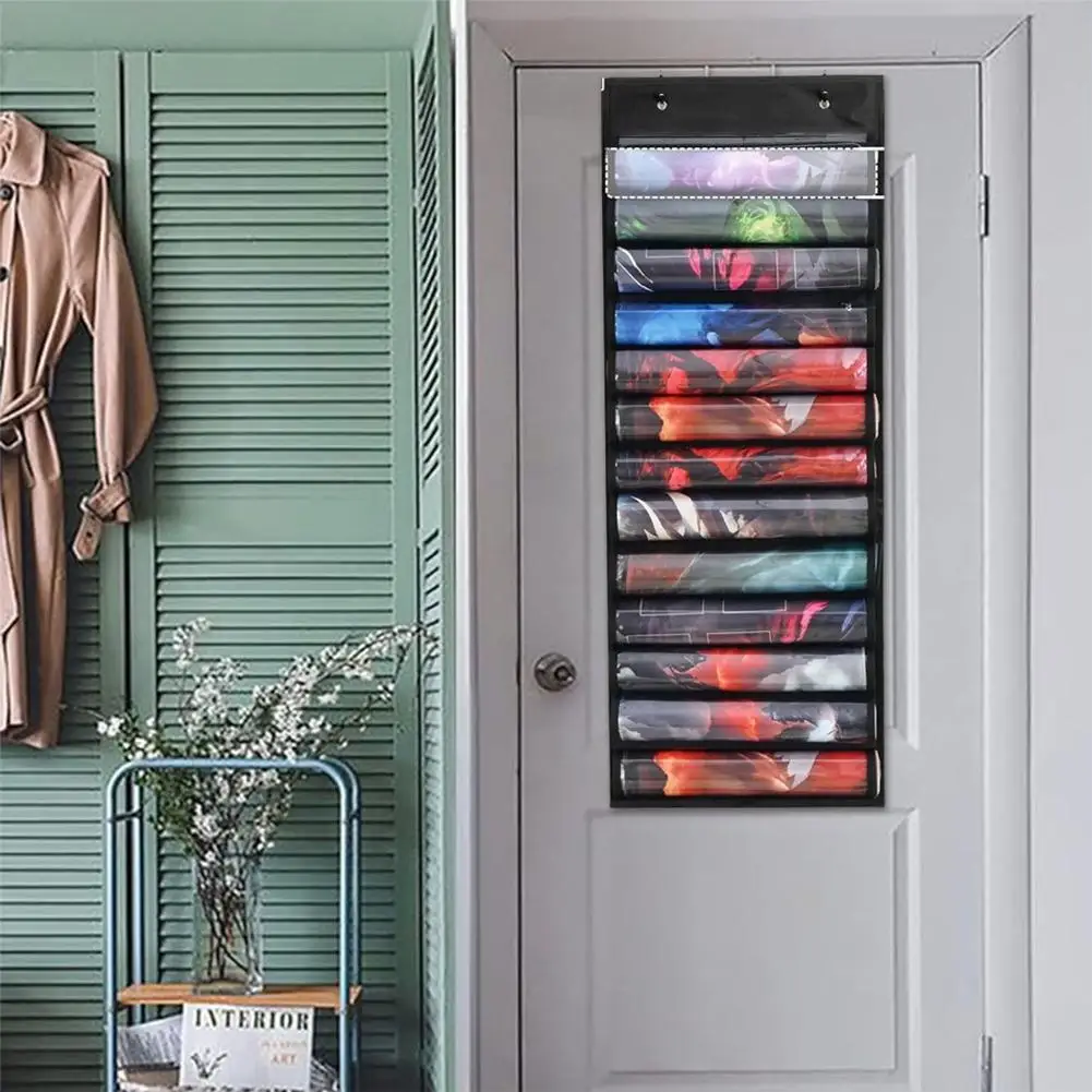 سعة كبيرة حصيرة ألعاب تخزين حقيبة للحمل-منظم مثبت على الحائط لبطاقات ألعاب الطاولة المحمولة القابلة للطي متعددة الجيوب جدار Mou