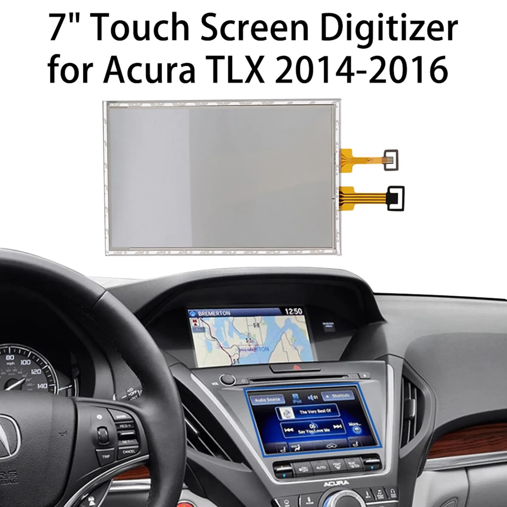 7Inch Car TOUCH SCREEN Glass Digitizer Navigation Radio FIT for Honda Acura TLX 2014-2017 39540-TZ3-A220-M1