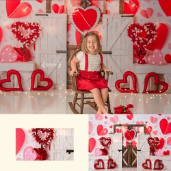 Love Language Valentine Day Backdrops Kids Baby Birthday Cake Smash Photocall Props Child Adult Photography Decors Background
