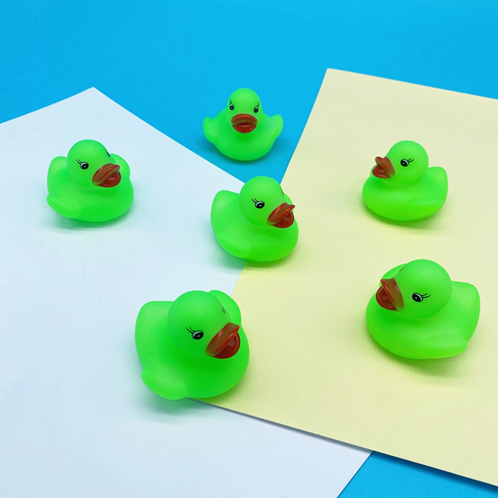 Green Rubber Duck Light Up Rubber Ducks Bath Toys 12 Packs Light Up Rubber Ducks Glow Bath Toys Flashing Ducks For Bath On