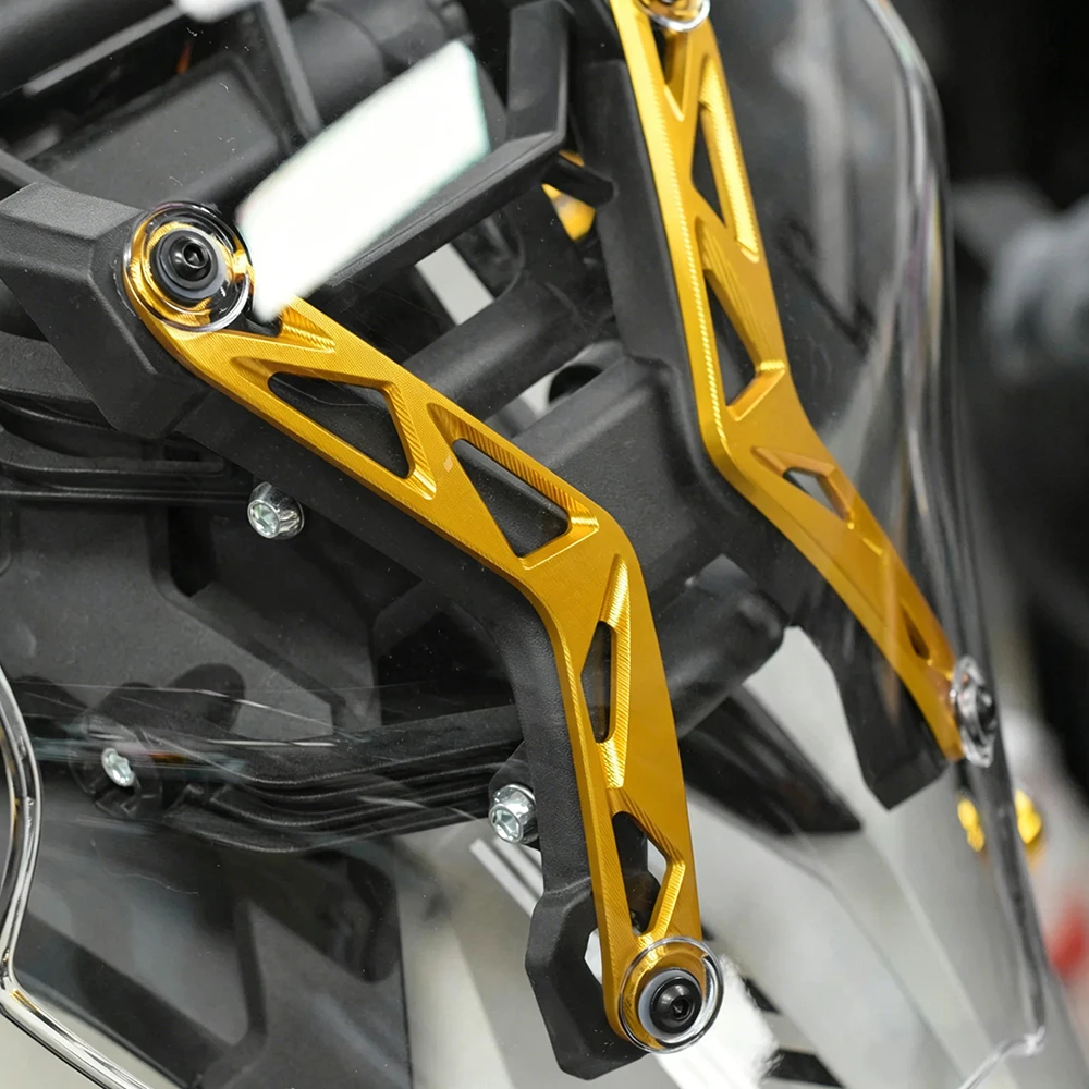 Suporte Interno Decorativo para Carenagem de Motocicletas Zontes 368 G 368G 2025 2026 2024 - Acessório de Fixação Interna do Para-brisa