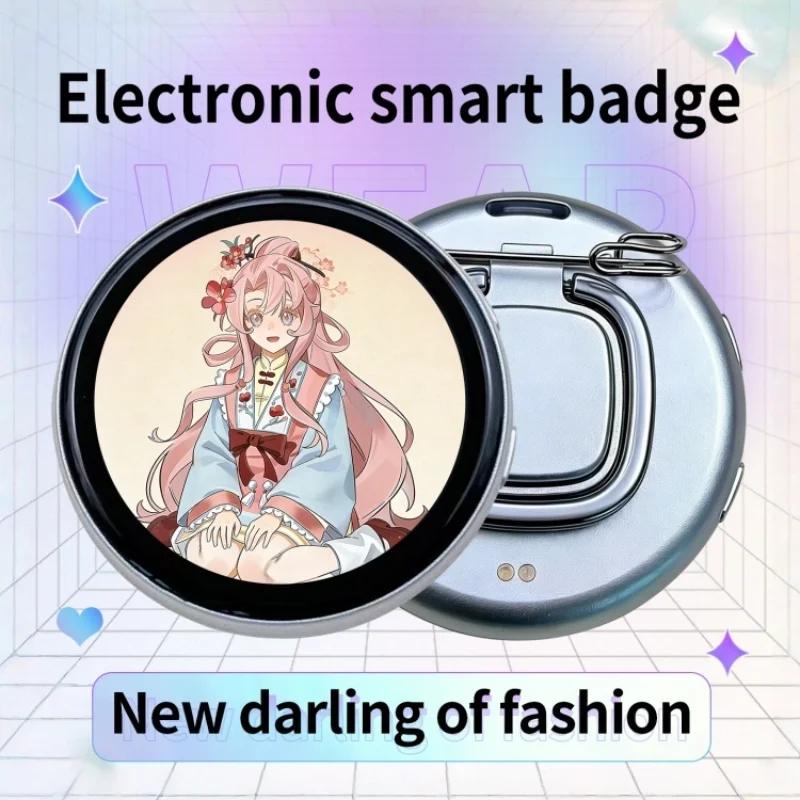 

Новый электронный бейдж-держатель для ланьярда с Bluetooth 6.0, двухрежимной передачей данных, креативный подарок, аниме-дизайн, для кинотематики