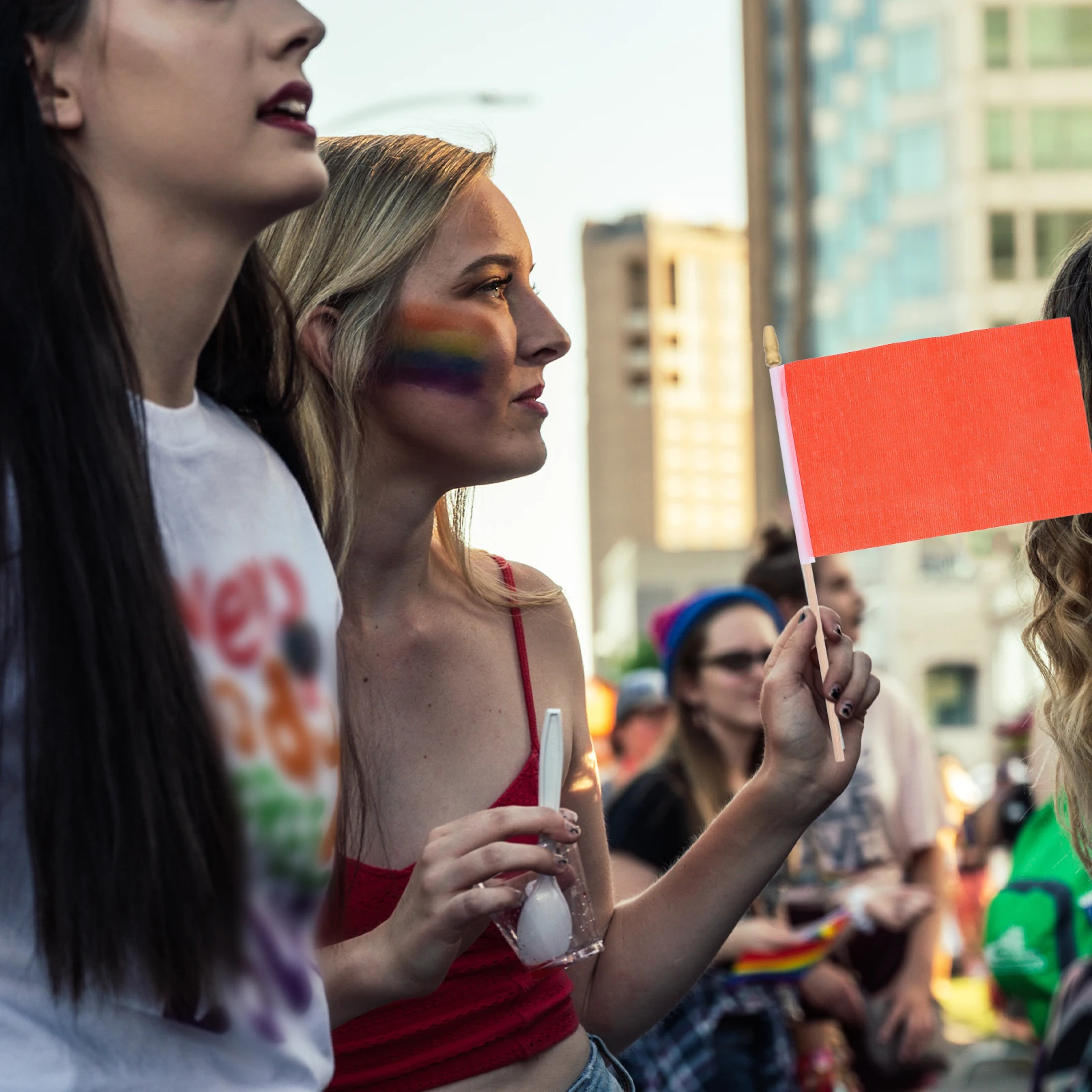 

50pcs Wooden Flag Pole Holder Wooden Flag Pole Bracket Mini Flag Rods Handheld Flag Rods for Securely Mounting Displaying Flags