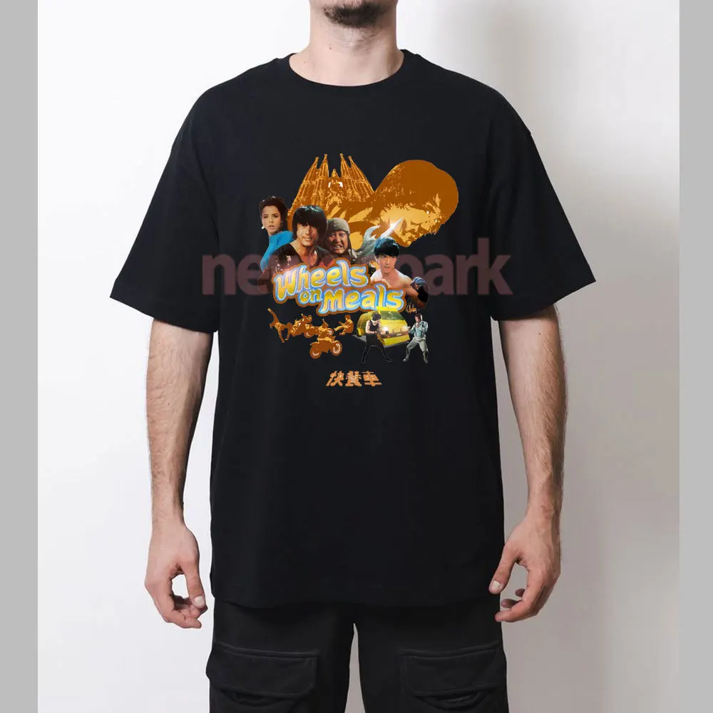 Ruedas en comidas, camisetas gráficas de heredera de un millón de dólares, camiseta de comedia de Kung Fu de Hong Kong, camisetas de algodón para mujer y hombre
