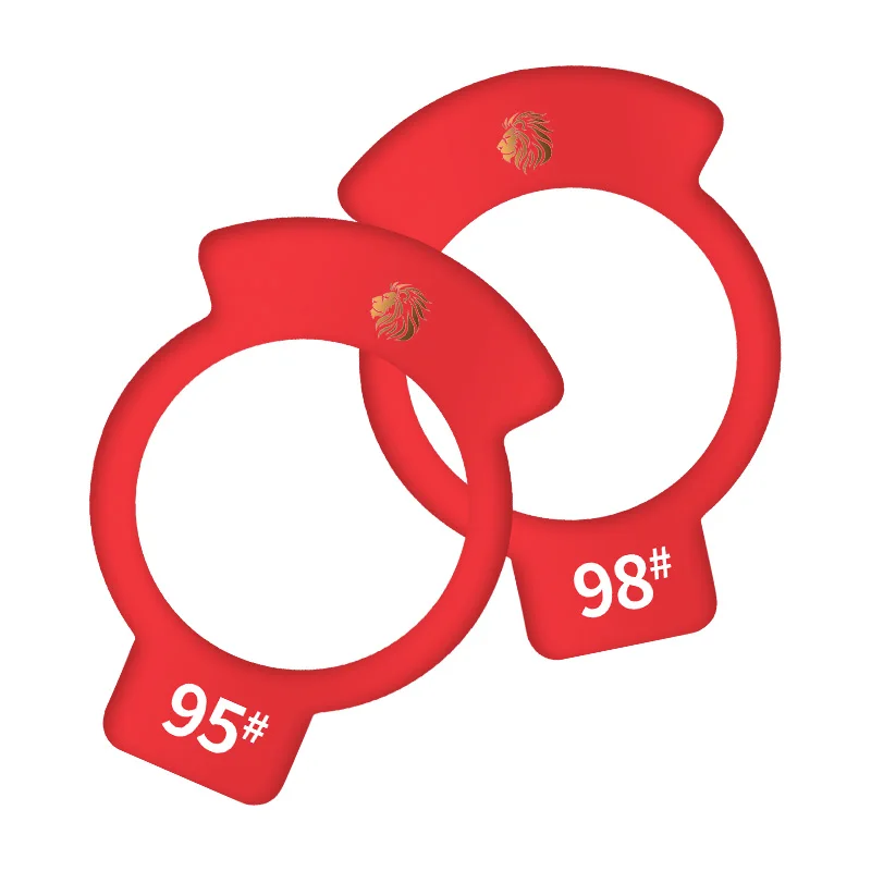 Lion Car No. 95 Fuel Tank Cap Sticker, No. 92 Fuel Indicator Sign, No. 98 Fuel Logo Sticker, Diesel Refueling Reminder Circle