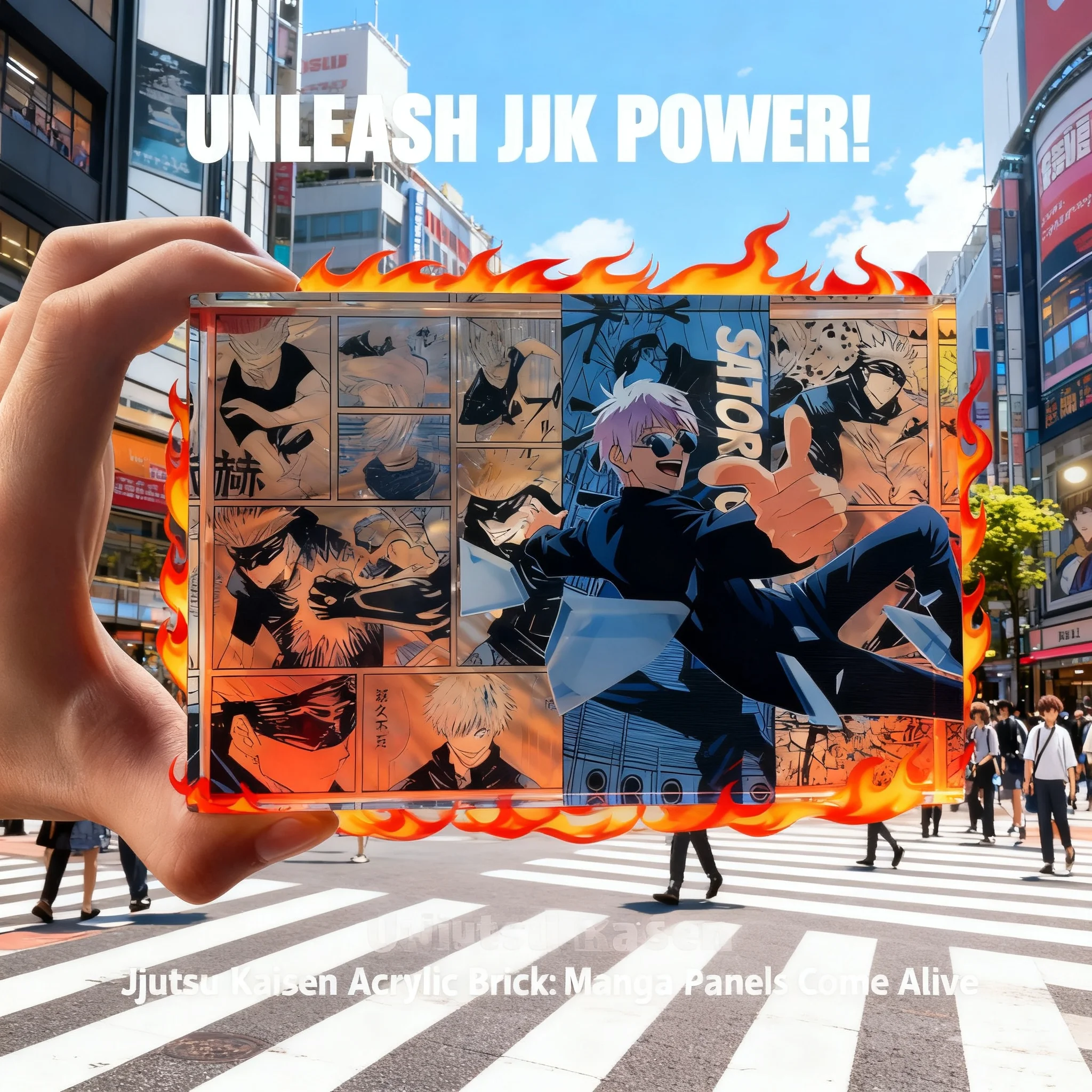 

Jujutsu Kaisen Acrylic Stand Satoru Gojo Suguru Geto Anime Figure Desktop Decor Anime Merchandise Acrylic Brick Anime Badge