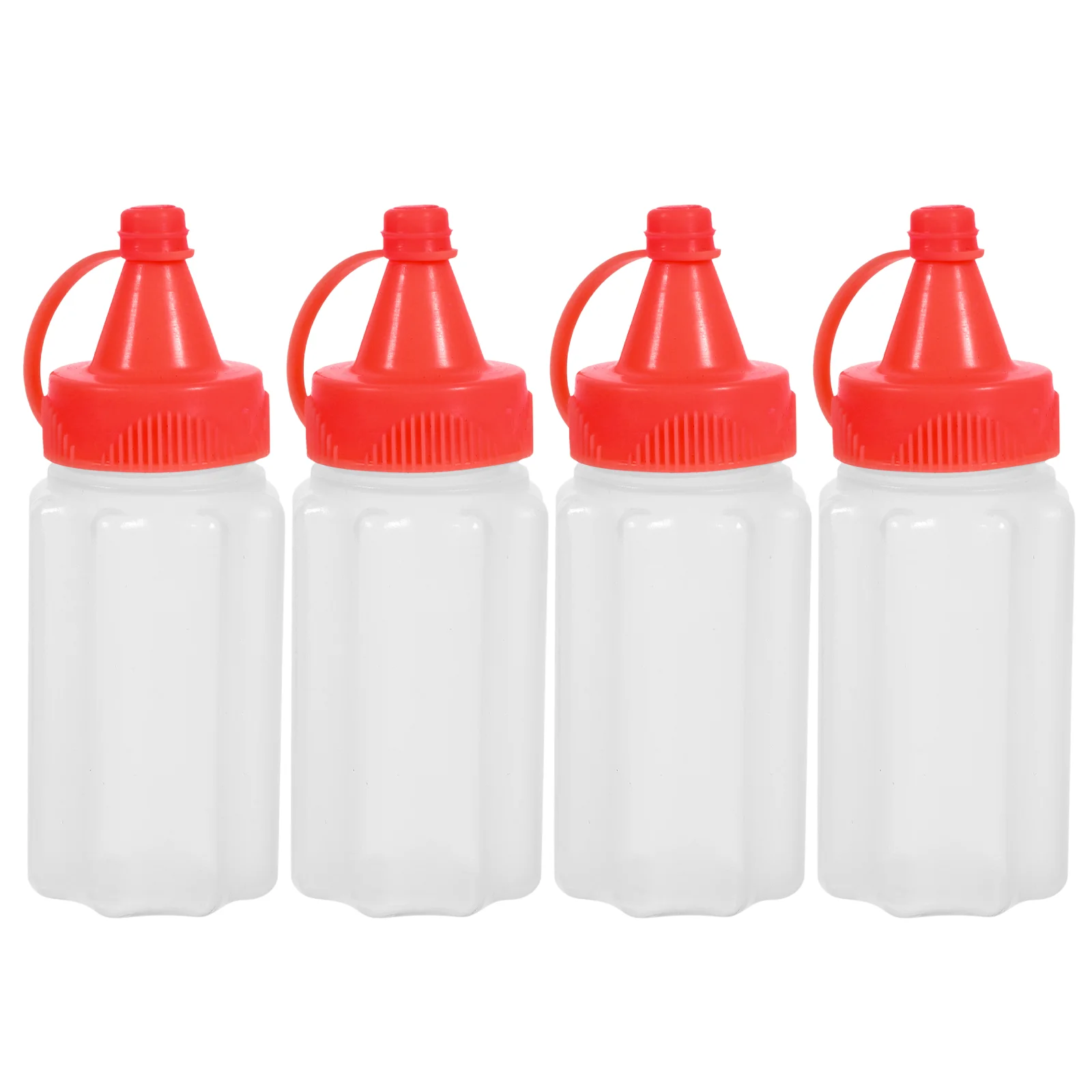 

4 Pcs Mini Sauce Squeeze Bottle Small Ketchup Condiment Bottles for Sauces Mustard