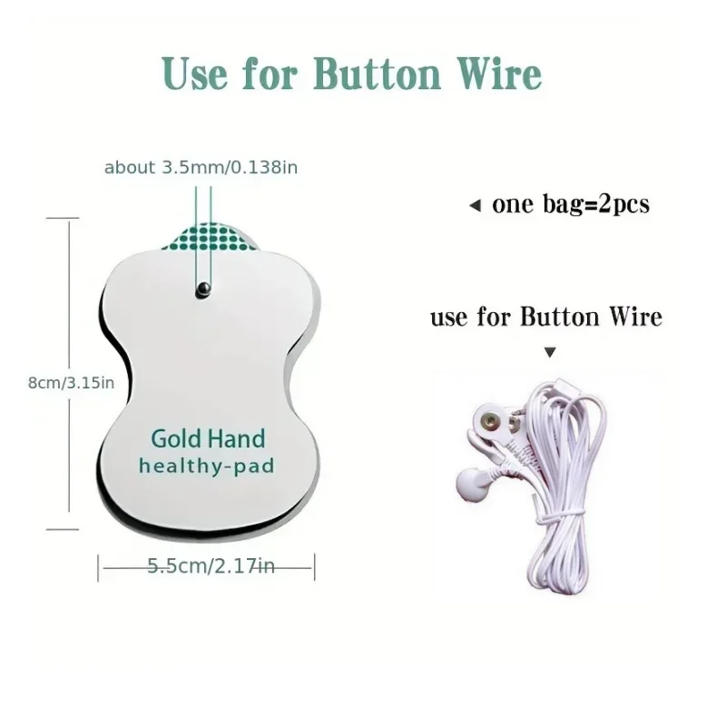 Tens 전기 바디 마사지기, 부직포 원단 자체 접착 교체 패치, 물리 치료 패드 교체