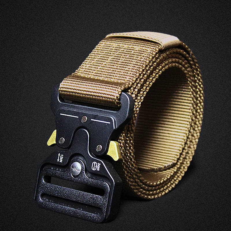 

High Quality Belt for Men Quick Opening Hiking Camping Outdoor Multifunctional Training Nylon Cycling Wear-resistant Cobra Belt