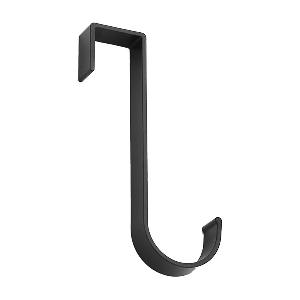 

Cabinet Cupboard Hook Over The Door Cabinet Hook Free Punching Towel Clothes Coat Hanger Anti-Rust for Towel Cloth Bags Sundries