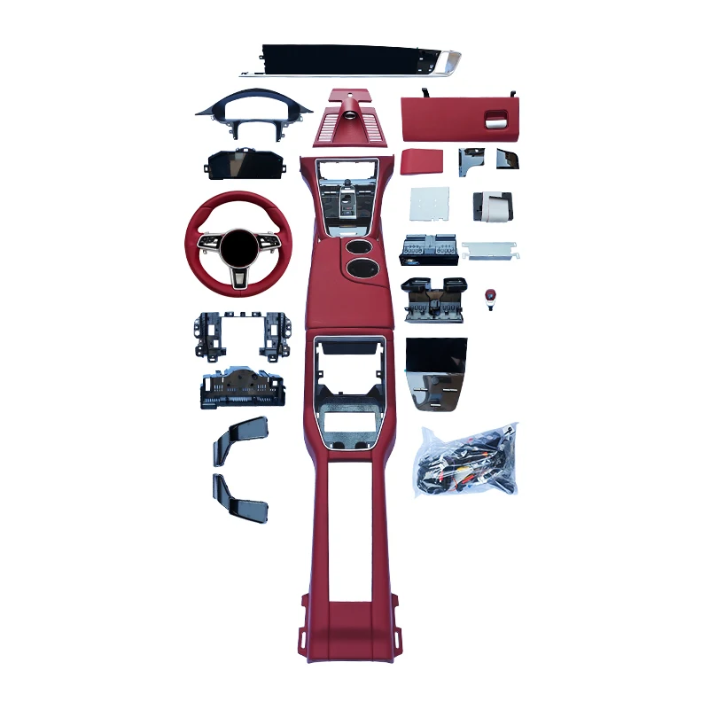 Car Upgrade Kit 971 Center Console Dashboard Car Modification Center Screen Automotive Interior for  Pana 2010-2016 970