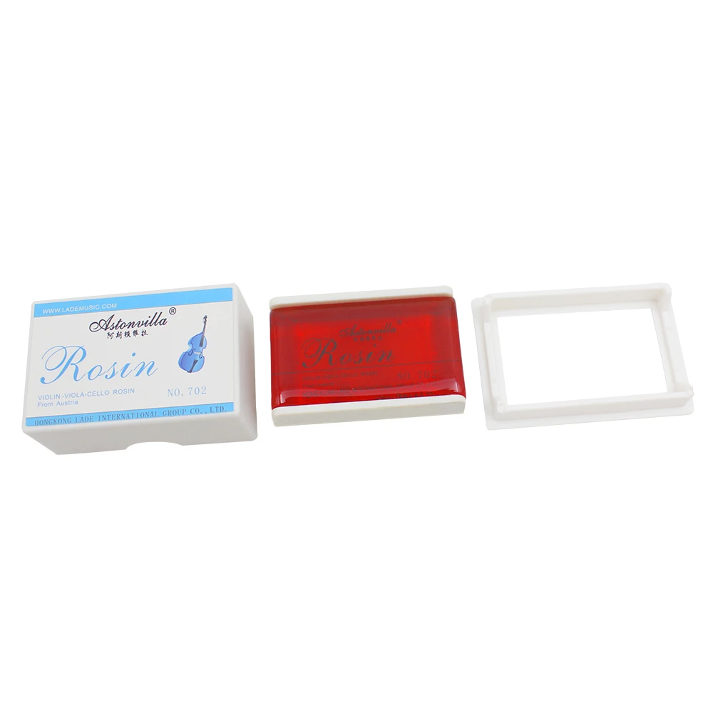 Villa Violin Rosin 702 - High Purity Universal Red Rosin with Plastic Case,  for Violin Viola Cello Bowed String Instrument - view 6