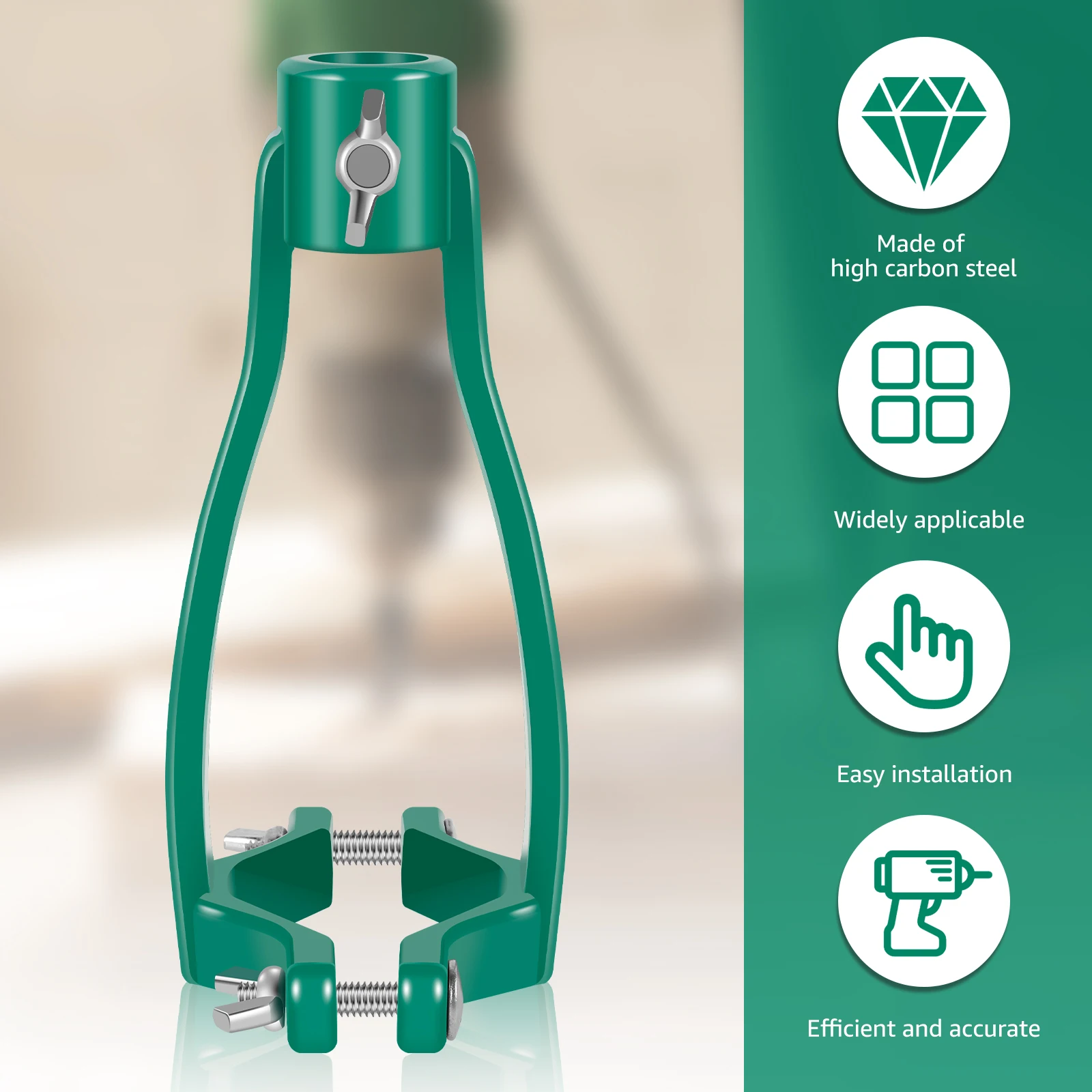 

The New Square Hole Drill Bit Adapter High Manganese Steel Drill Bit Fixing Bracket Mortising Attachment Wood Mortise Accessory