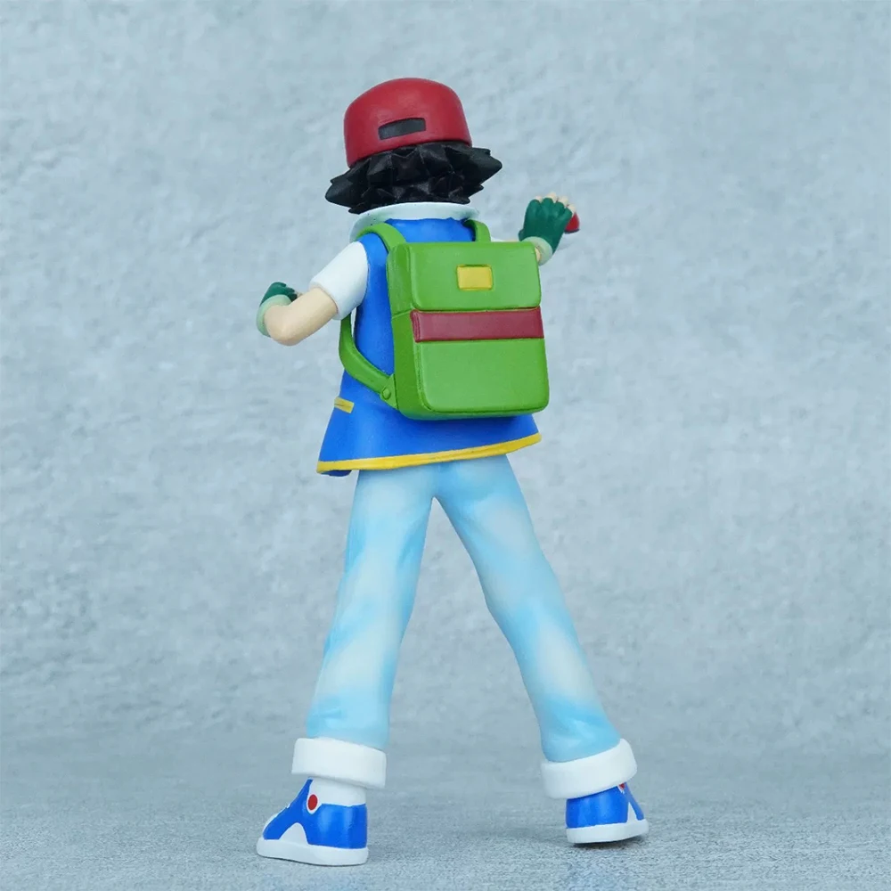 13.5 سنتيمتر أنيمي البوكيمون الرماد كيتشوم الشكل الرسوم المتحركة لطيف نموذج اللعب الهدايا جمع الديكور الحلي الفني بولي كلوريد الفينيل الرماد كيتشوم #3