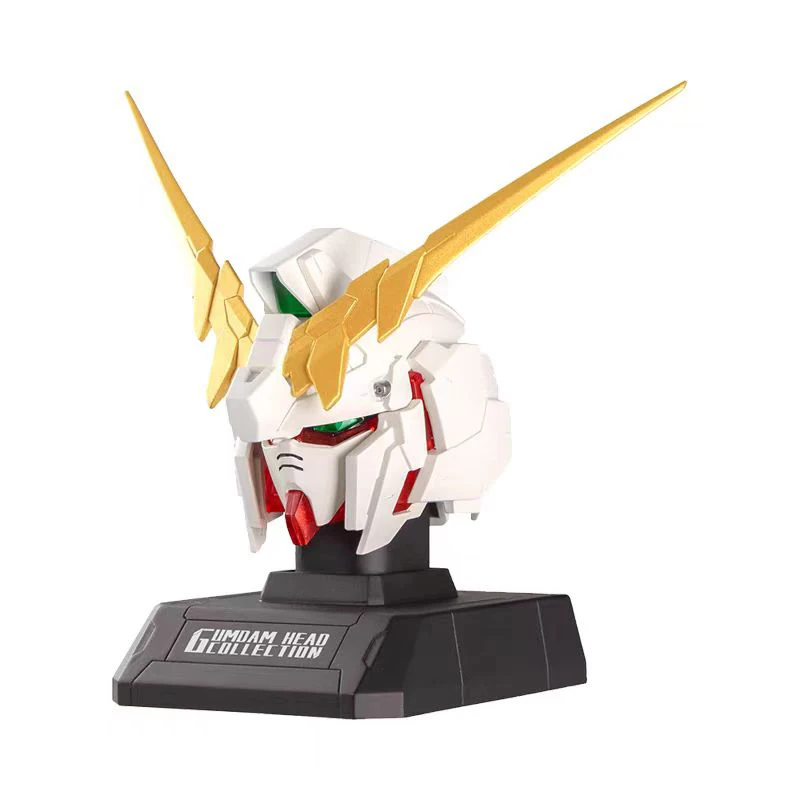 BANDAI Scatola cieca autentica Gundam Head Sculpt Serie 01 Decorazione da tavolo UNICORN RE:0096 Collezione di giocattoli regalo per bambini Casuale Uno