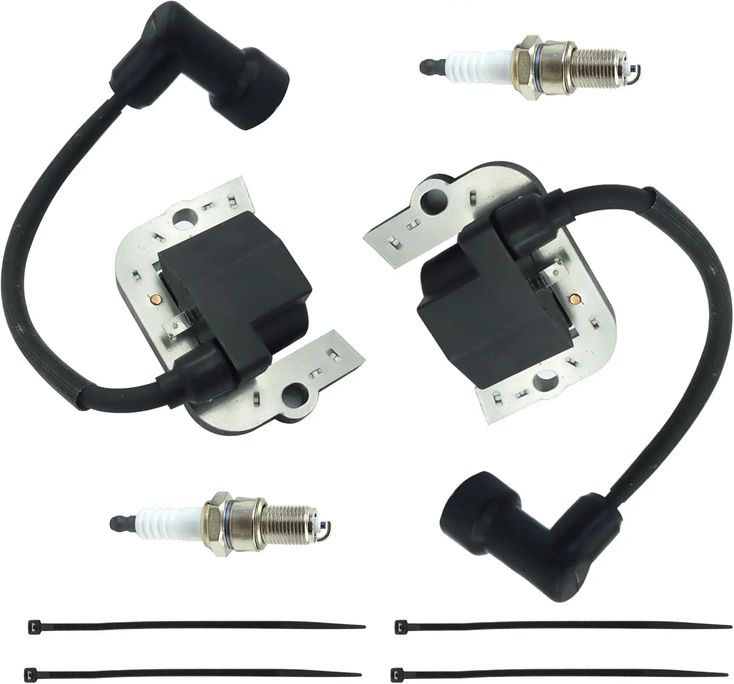 2 Pack of 139-0720 136-7883 Ignition Coil Module Compatible with Toro TimeCutter Exmark Series Riding Lawn Mowers with Spark plu
