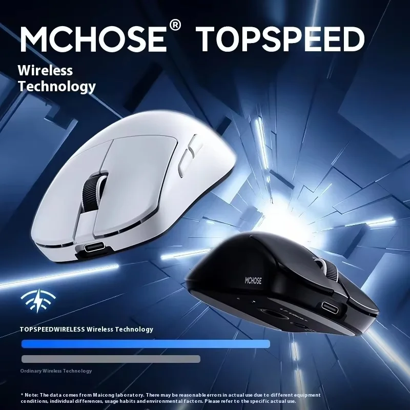 

Mchose L7+ Wireless Mouse Wired 3395 Large Size for Big Hands Three-Mode Connection Esports Office Gaming Computer Mouse Gift