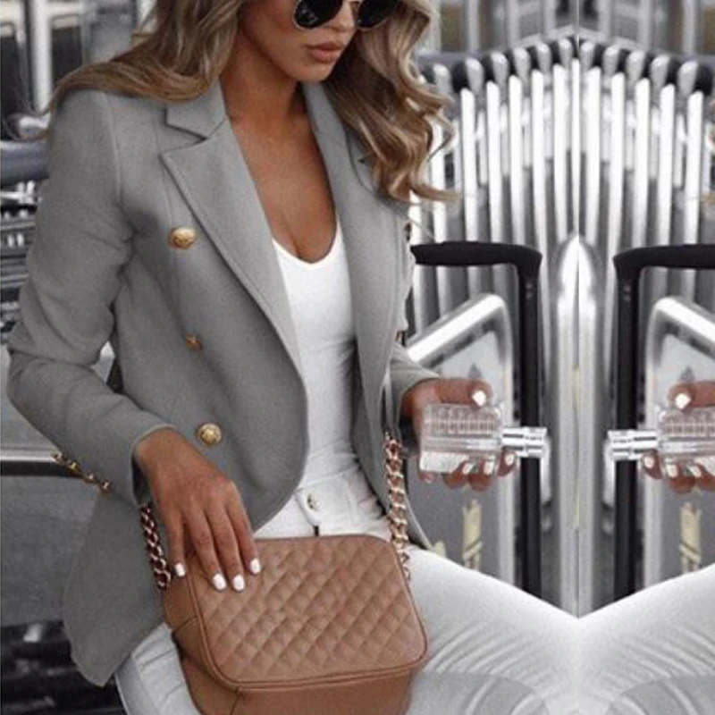 Thin Ladies Blazer Woman 2025 Work Suit Women Jacket Office Lady Formal Female Blazers and Jackets Coat Female Blazer Femme Tops