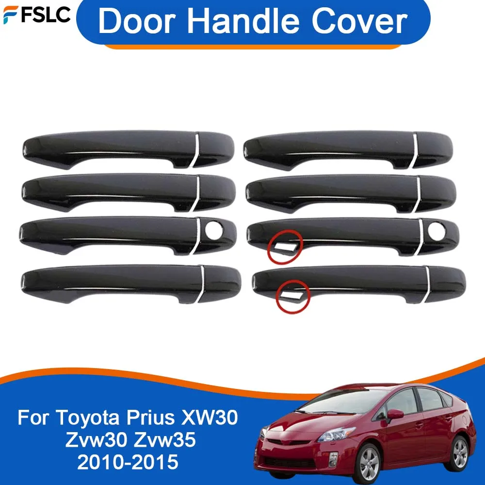 

Car Decoration Door Handle Cover For Toyota Prius XW30 Zvw30 Zvw35 2010-2015 Cars Accessories Exterior Styling Upgrade