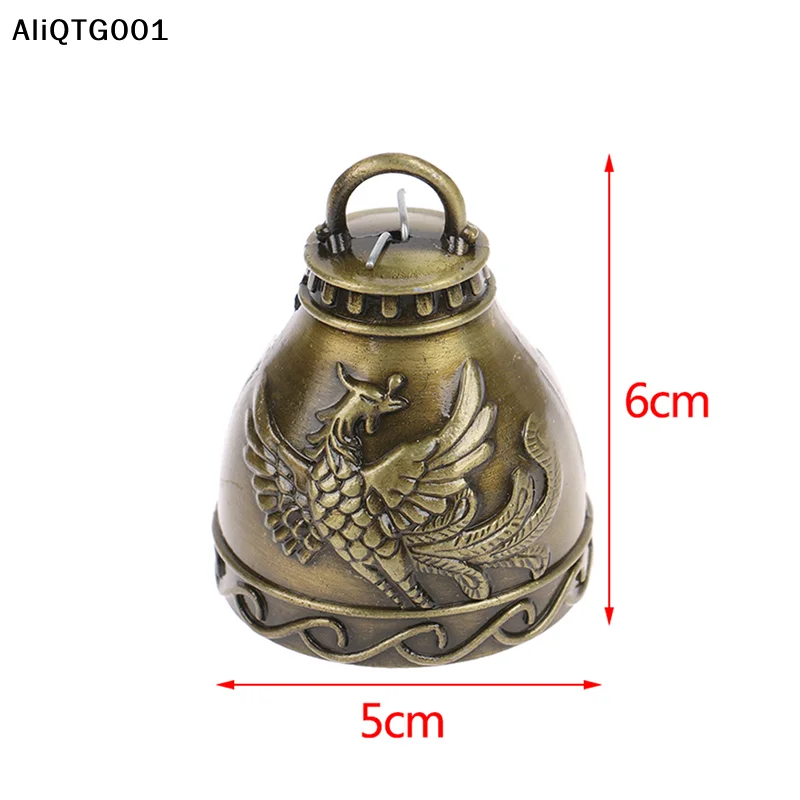 1PC Antique Style Wind Chime Bell Feng Shui Good Luck Charm Lucky Blessing Decoration for Home Garden