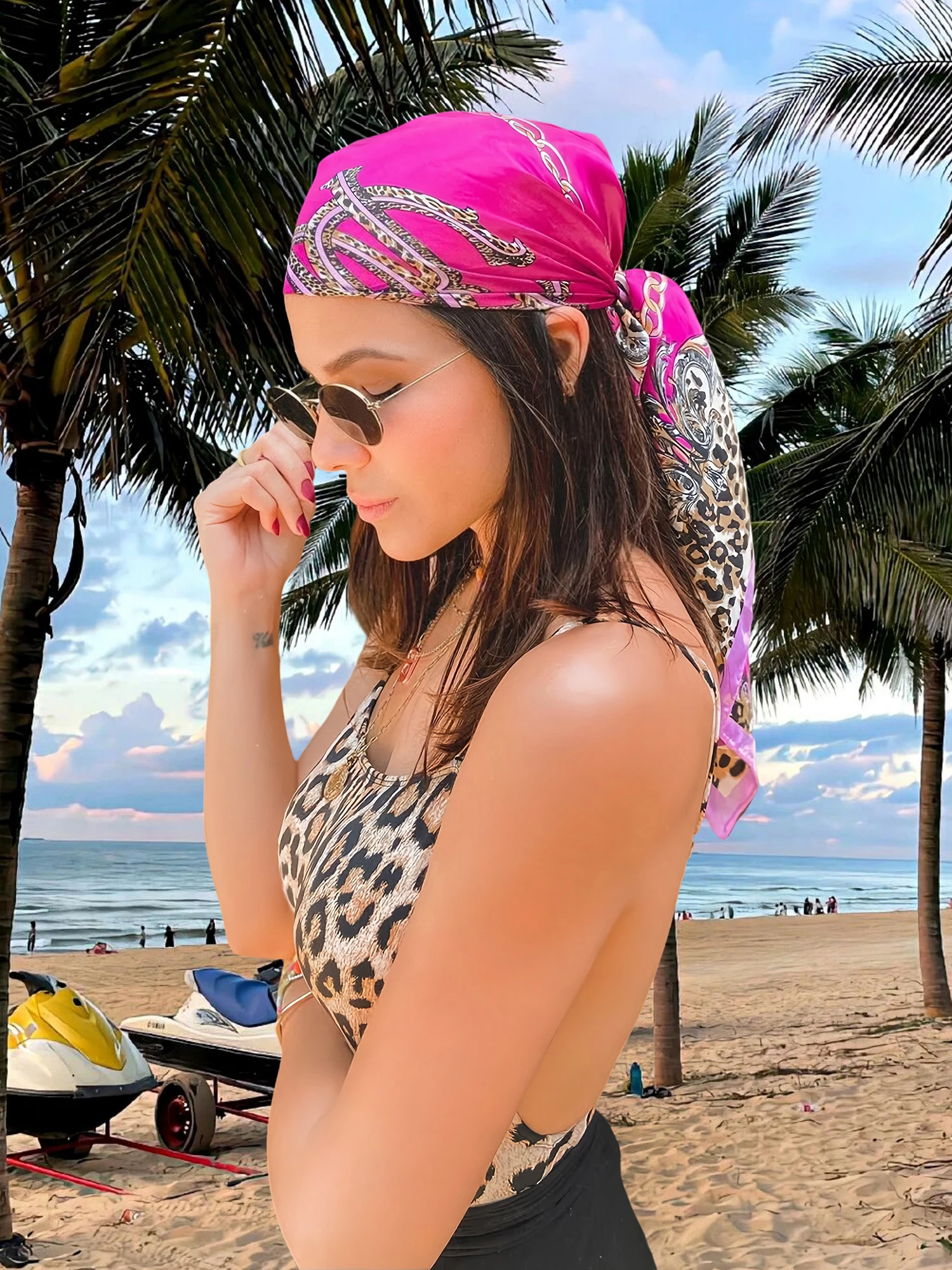 SHIROUYU Bufanda 100% Seda De Morera Para Mujer, Chal Grande, Envoltura Para La Cabeza, Cuello Y Accesorio Para El Cabello, Empaquetado De Regalo, Otoño-2