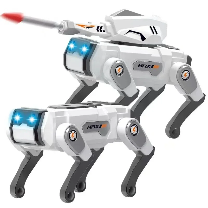 New Intelligent Mechanical Dog Voice Interactive Programming Bionic Mechanical Dog Children Dialogue Luminous Music Toy